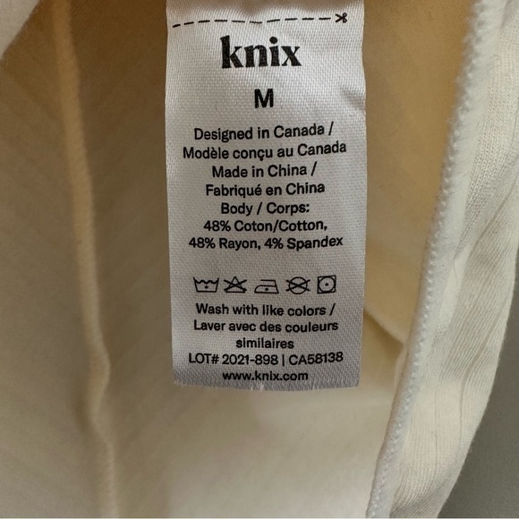 KNIX x Bird of Papaya Mock Neck Bodysuit (Size: Medium) - Picture 13 of 14